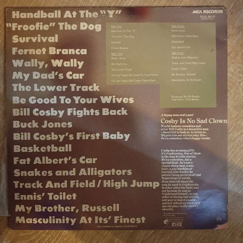 Bill Cosby - The Best Of  - Double Vinyl LP Record - Opened  - Very-Good+ Quality (VG+)