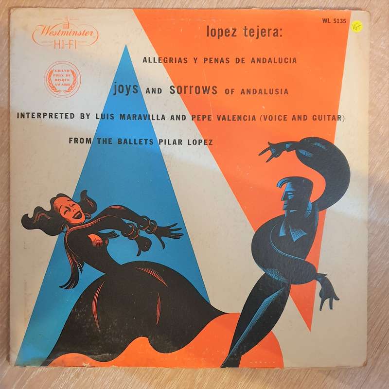 Lopez Tejera  Allegrias Y Penas De Analucia (Joys And Sorrows Of Andalusia)e - Vinyl LP Rec...