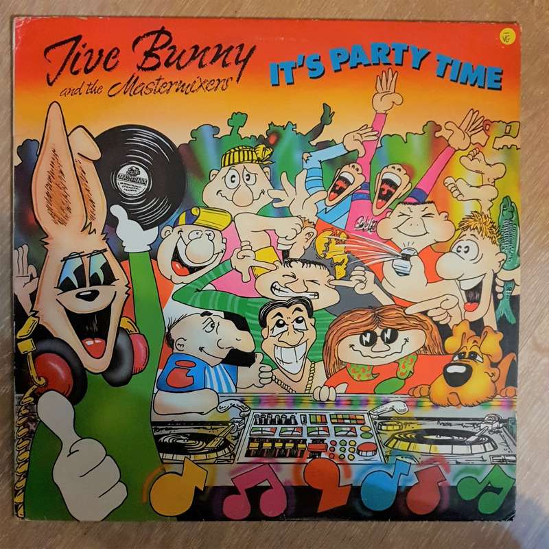 Jive Bunny and The Mastermixes - It's Party Time -  Vinyl LP Record - Opened  - Very-Good- Qualit...