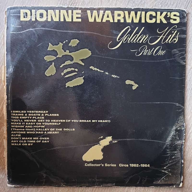 Dionne Warwick's - Golden Hits Part One - Opened - Vinyl LP Record - Opened  - Good Quality (G)
