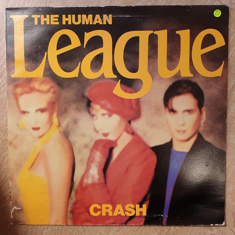 The Human League  Crash - Opened   Vinyl LP Record - Opened  - Very-Good+ Quality (VG+)
