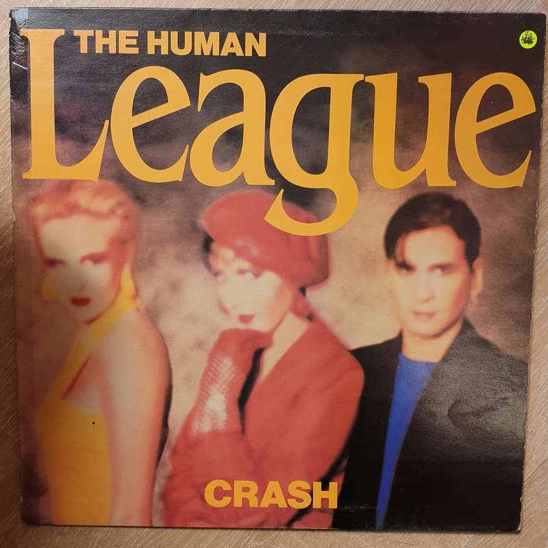 The Human League  Crash - Opened - Vinyl LP Record  - Very-Good Quality (VG)