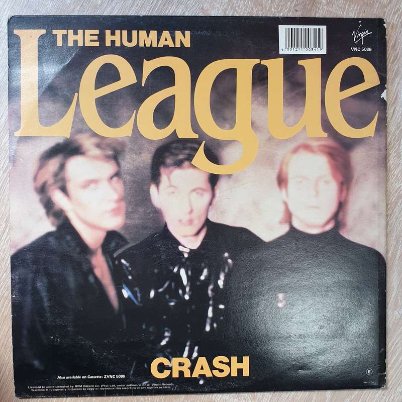 The Human League  Crash - Opened - Vinyl LP Record  - Very-Good Quality (VG)