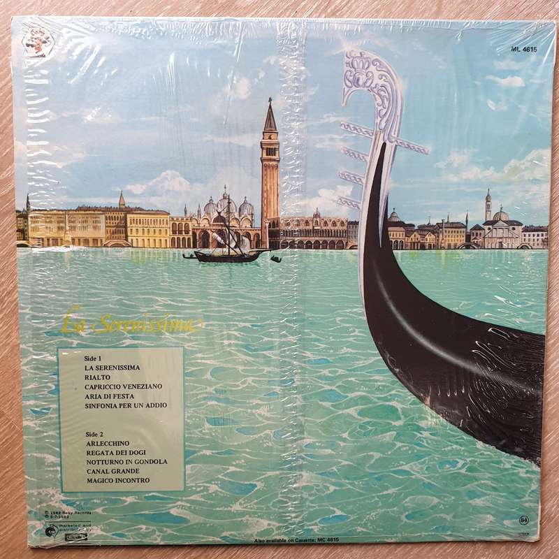 Rondo' Veneziano  La Serenissima - Opened    Vinyl LP Record - Opened  - Very-Good+ Q...