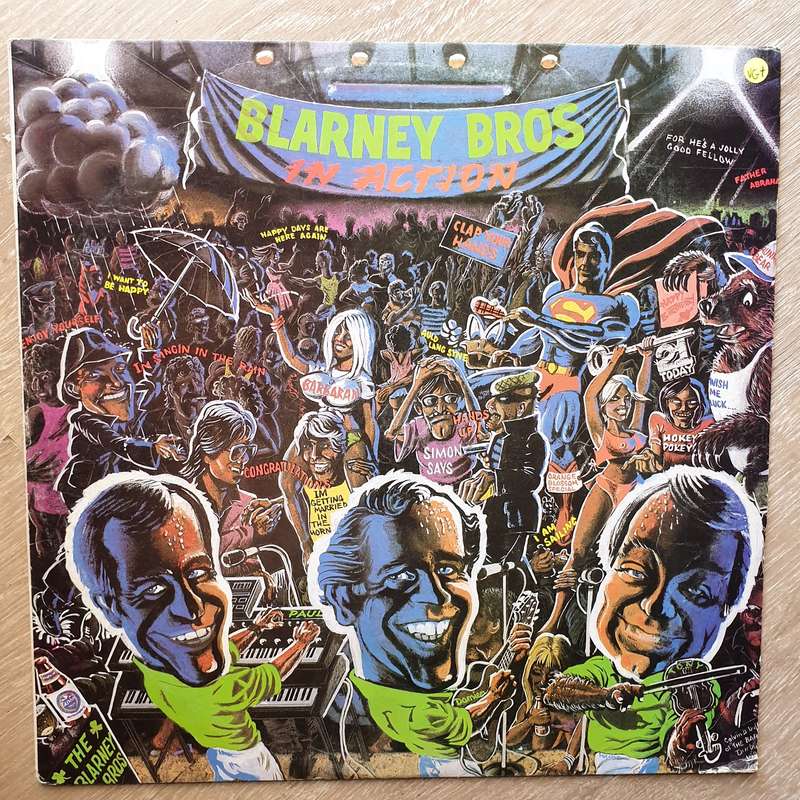 Blarney Bros - In Action  - Opened    Vinyl LP Record - Opened  - Very-Good+ Quality (VG+)