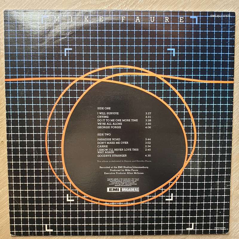 Mike Faure  Sax  - Opened    Vinyl LP Record - Opened  - Very-Good+ Quality (VG+)