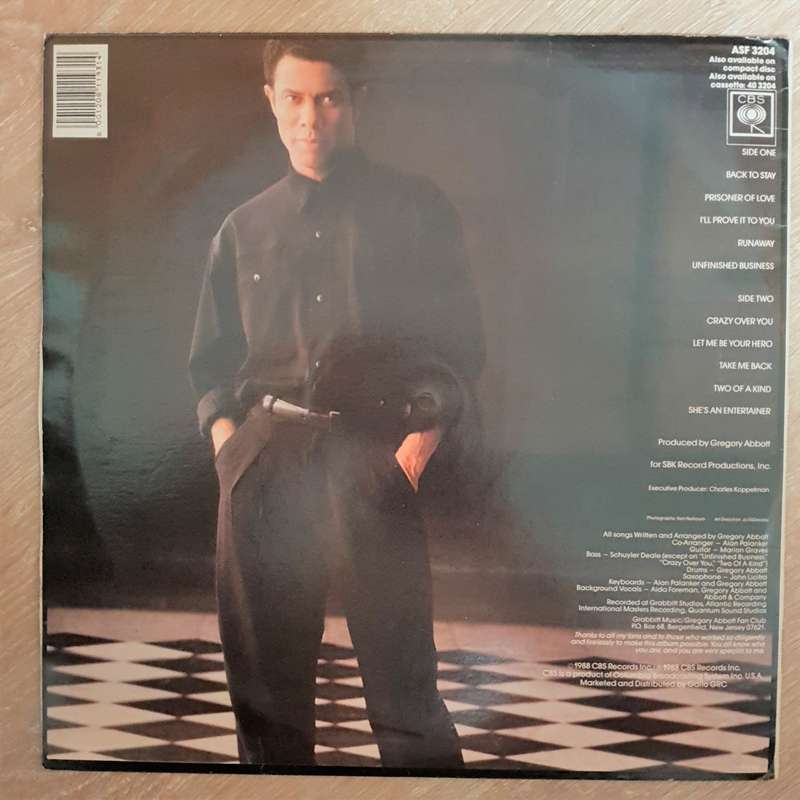 Gregory Abbott  I'll Prove It To You - Vinyl LP Record - Opened  - Very-Good- Quality (VG-)