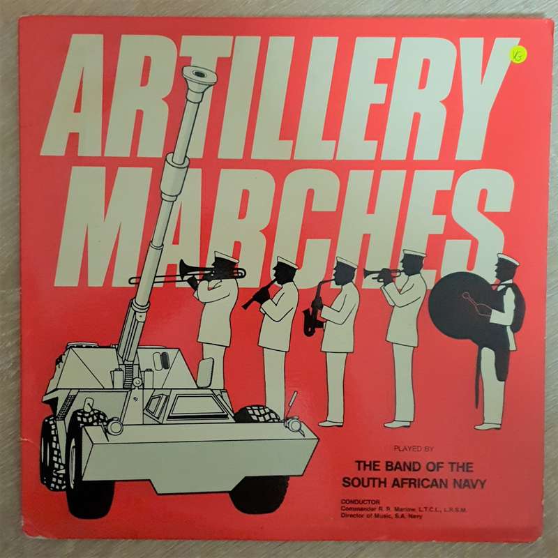 Artillery Marches - Played By the Band Of The South African Navy - Vinyl LP Record - Opened  - Ve...