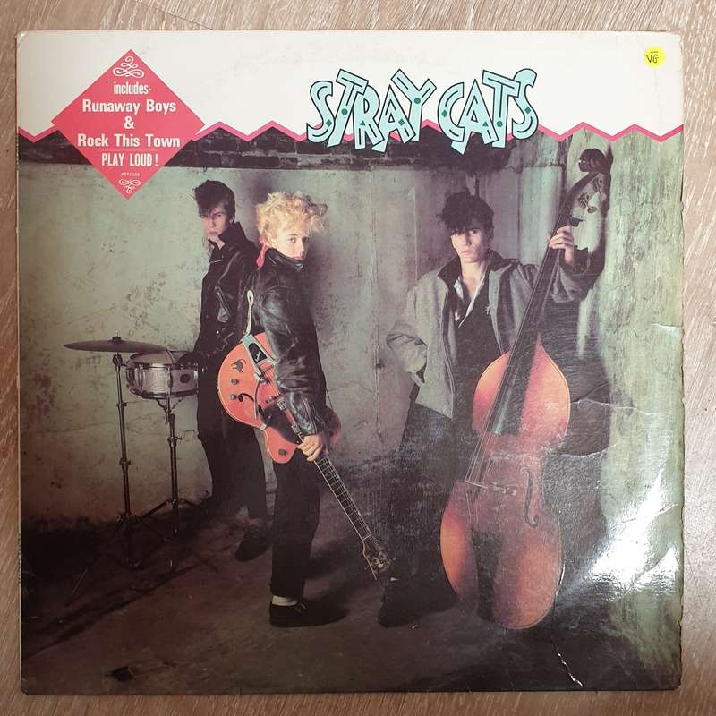 Stray Cats  Stray Cats - Vinyl LP Record - Opened  - Very-Good- Quality (VG-)