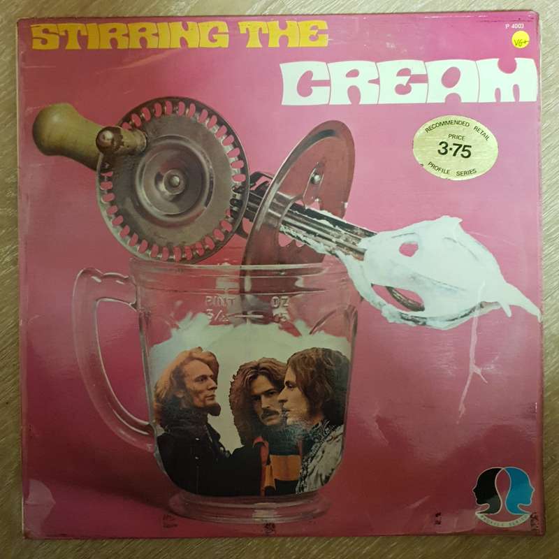 Cream  Stirring The Cream   Vinyl LP Record - Opened - Very-Good+ Quality (VG+)