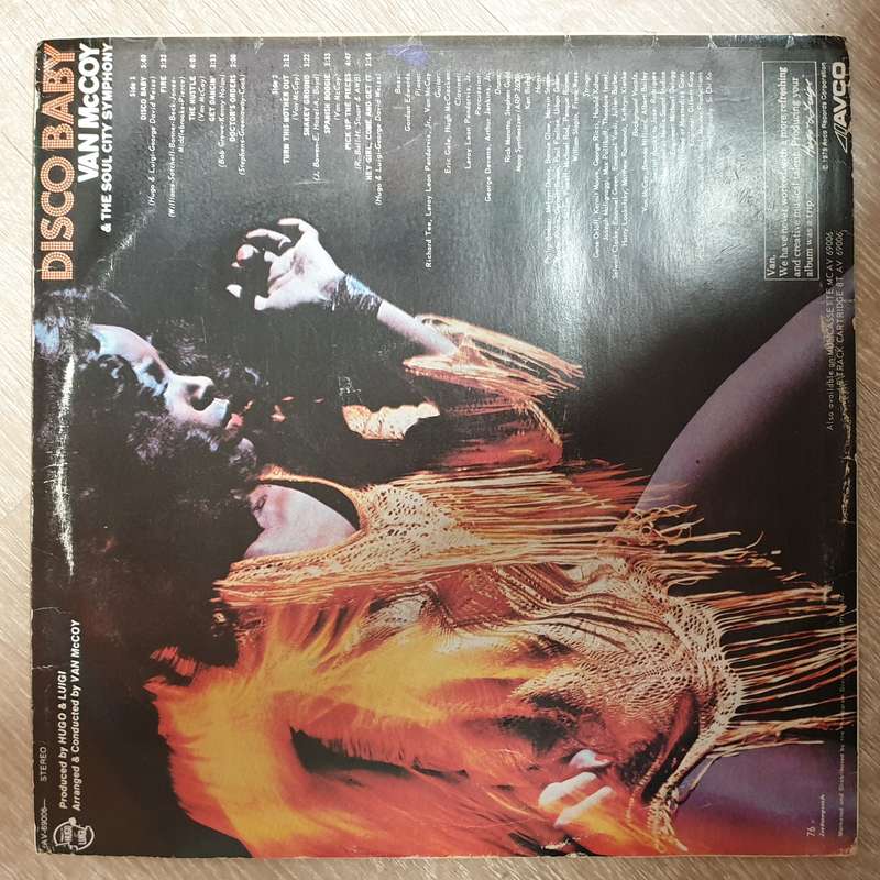 Van McCoy & The Soul City Symphony  Disco Baby  Vinyl LP Record - Opened  - Very-Good...