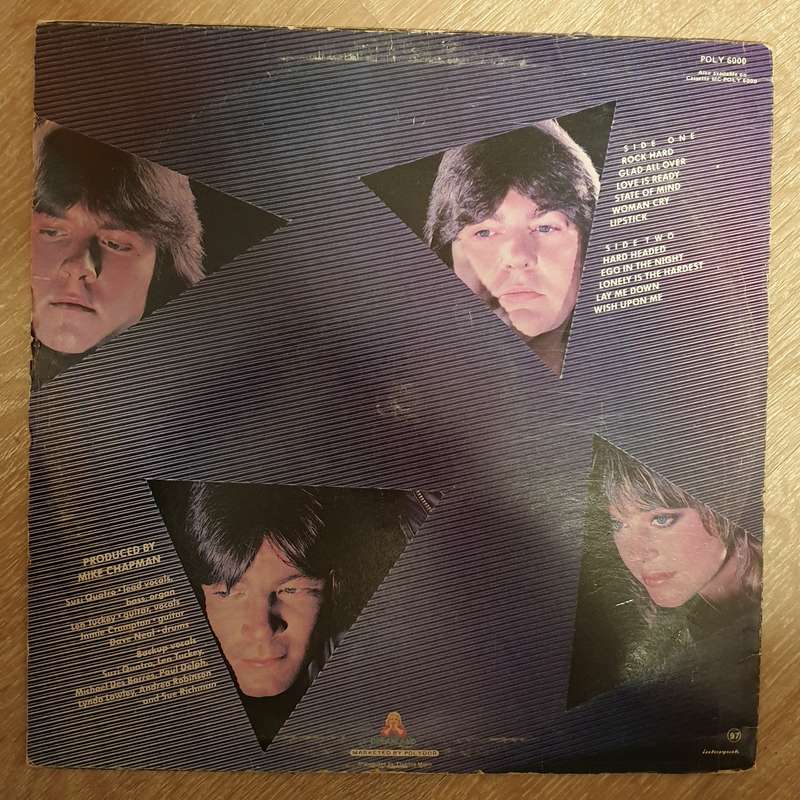 Suzi Quatro - Rock Hard  Vinyl LP Record - Opened  - Very-Good Quality (VG)