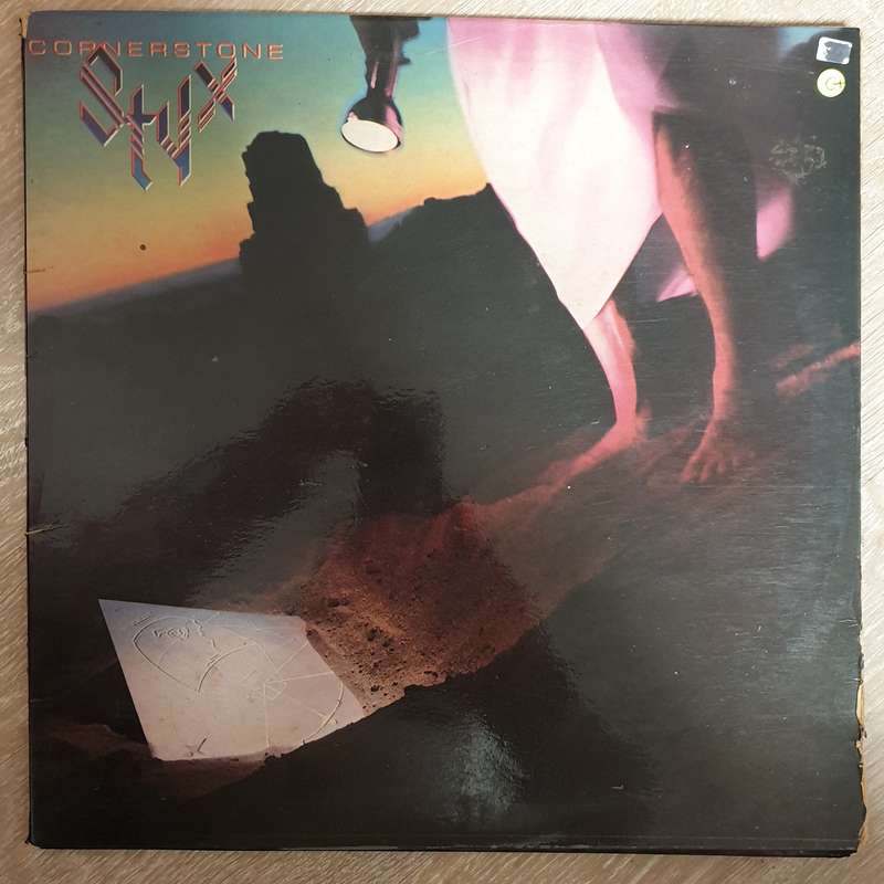 Styx - Cornerstone  Vinyl LP Record - Very-Good Quality (VG)