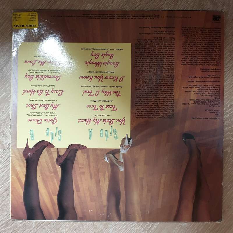 Company B  Gotta Dance  Vinyl LP Record - Very-Good+ Quality (VG+)