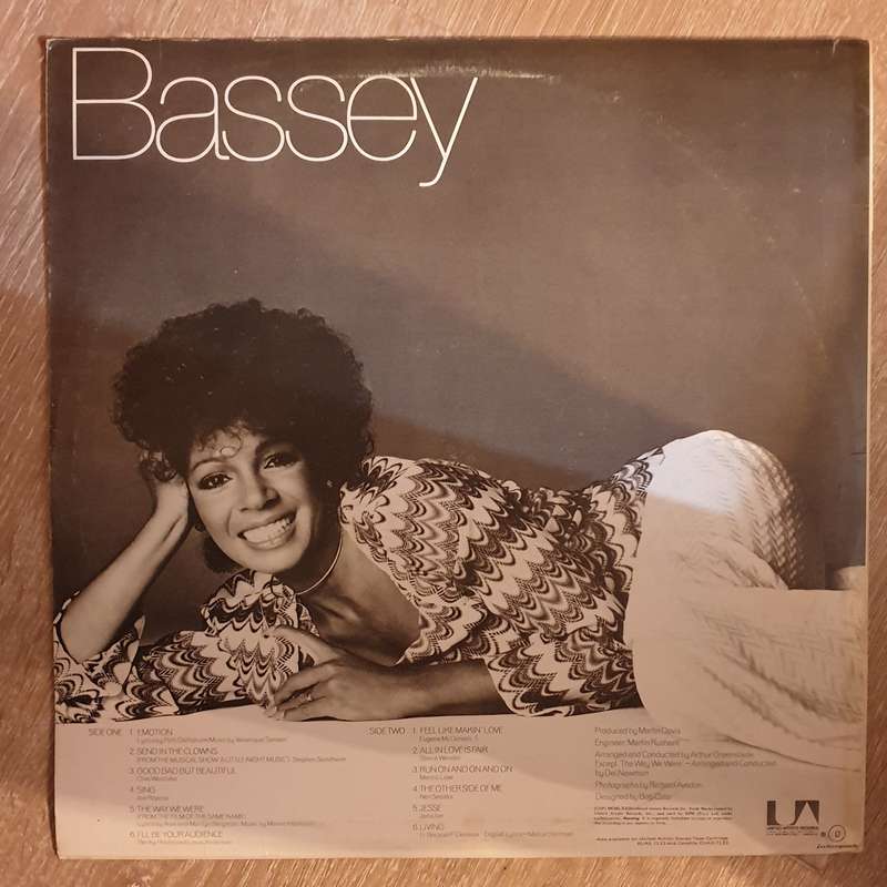 Shirley Bassey - Good, Bad, But Beautiful  - Vinyl LP Record - Opened  - Very-Good- Quality (VG-)