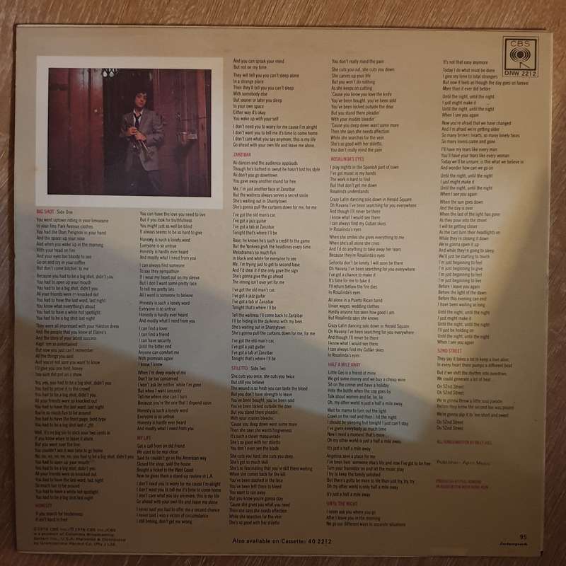 Billy Joel - 52nd St - Vinyl LP Record - Very-Good Quality (VG)