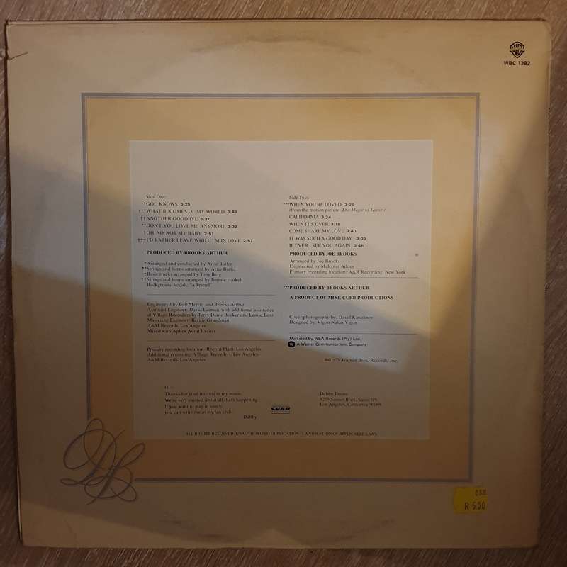 Debby Boone  Midstream -  Vinyl LP Record - Very-Good+ Quality (VG+)
