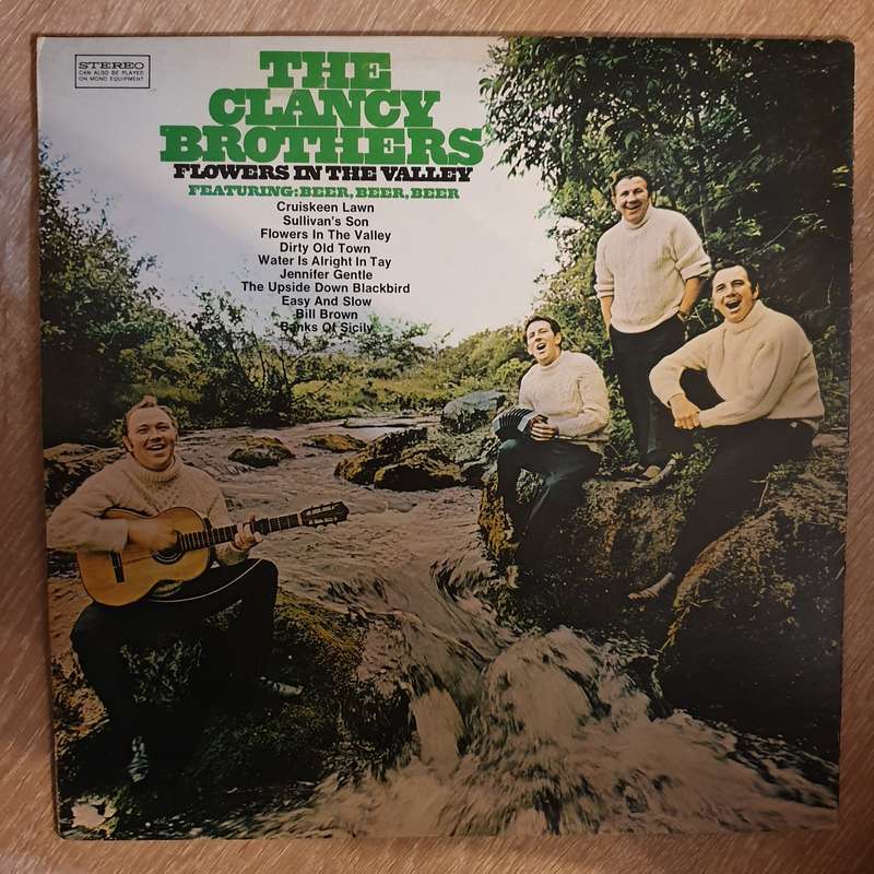 The Clancy Brothers  Flowers In The Valley -  Vinyl LP Record - Very-Good+ Quality (VG+)