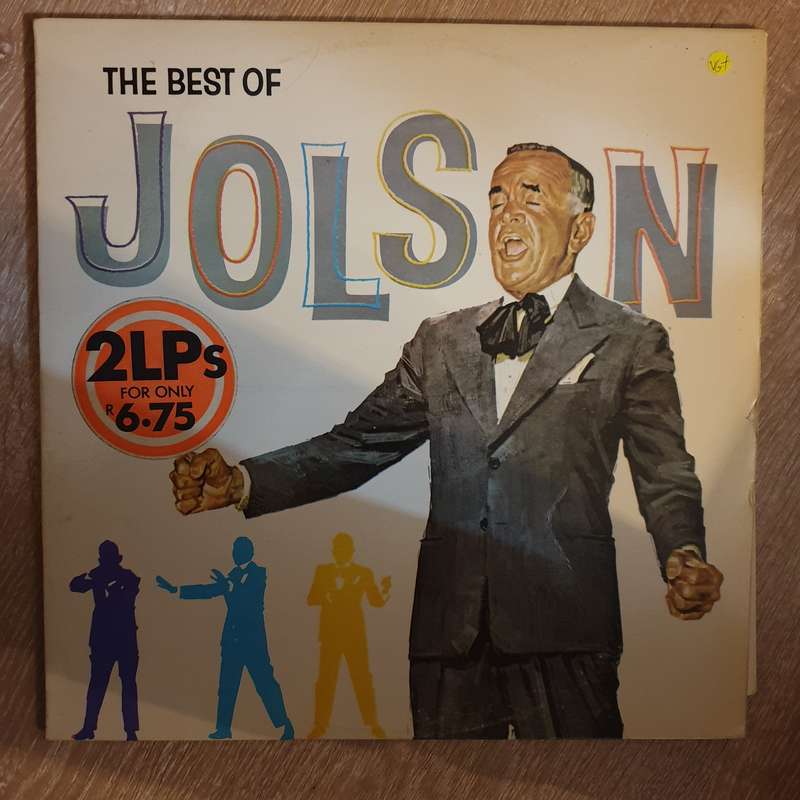 Al Jolson  The Best Of Al Jolson - Double Vinyl LP Record  - Very-Good+ Quality (VG+)
