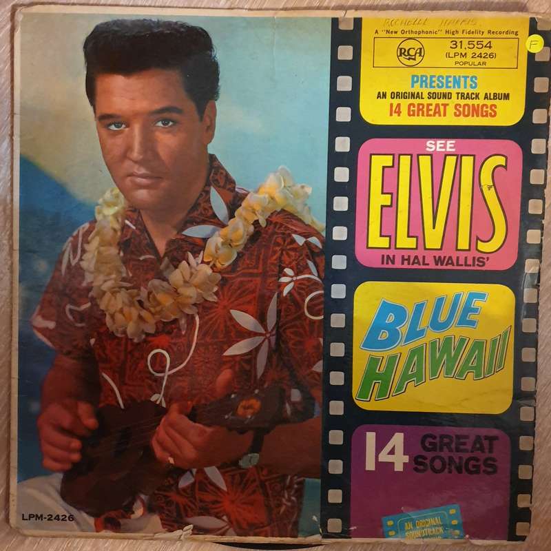 Elvis Presley  Blue Hawaii - Vinyl LP Record - Opened  - Fair Quality (F)