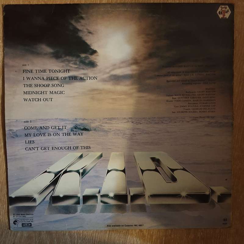K.I.D.  Fine Time Tonight  - Vinyl LP - Opened  - Very-Good Quality (VG)