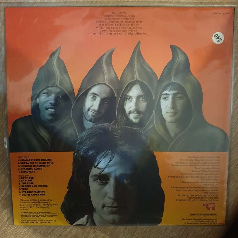 Ross   The Pit & The Pendulum (UK) -  Vinyl LP Record - Opened  - Very-Good+ Quality (VG+)
