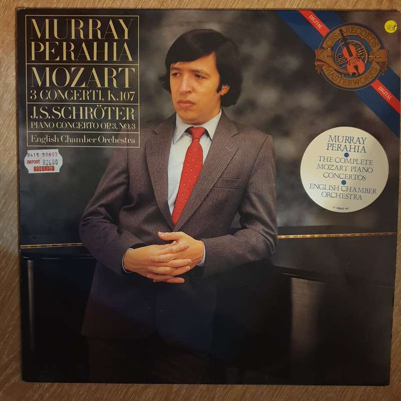 Mozart, Schröter - Murray Perahia, English Chamber Orchestra  CBS Masterworks -3 Concerti....