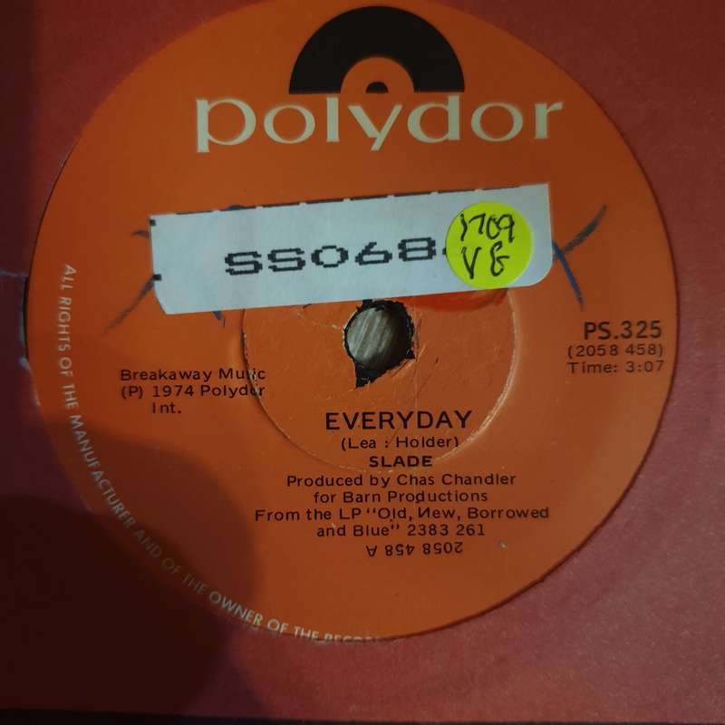 Slade - Everyday - Vinyl 7" Record - Opened  - Very-Good Quality (VG)