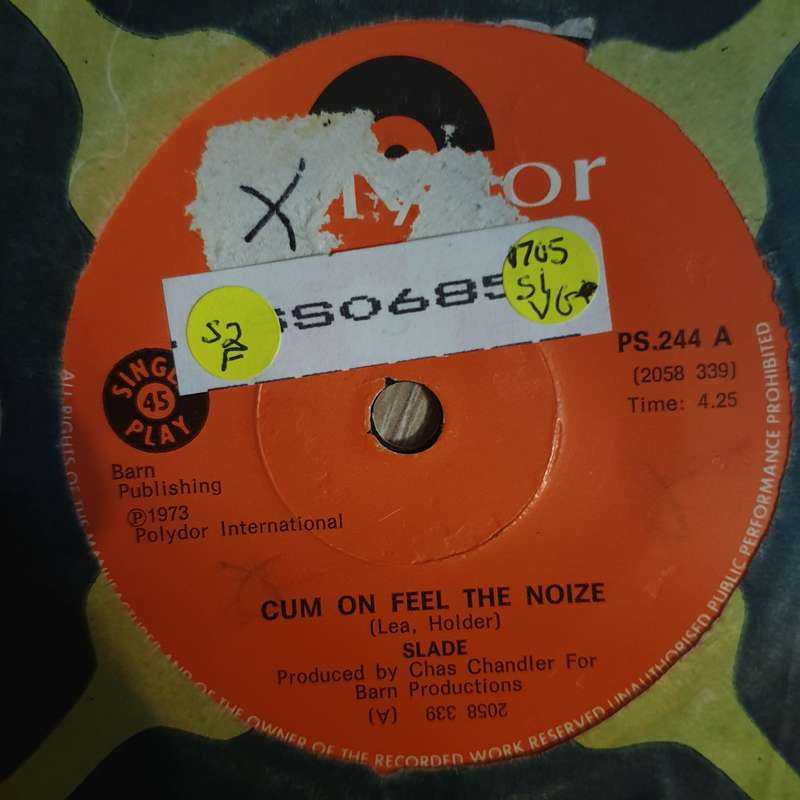 Slade  Cum On Feel The Noize - Vinyl 7" Record - Opened  - Fair Quality (F)