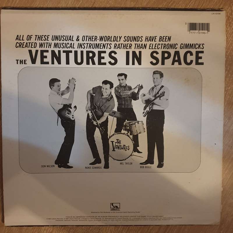 The Ventures  (The) Ventures In Space - Vinyl LP Record - Opened  - Very-Good+ Quality (VG+)