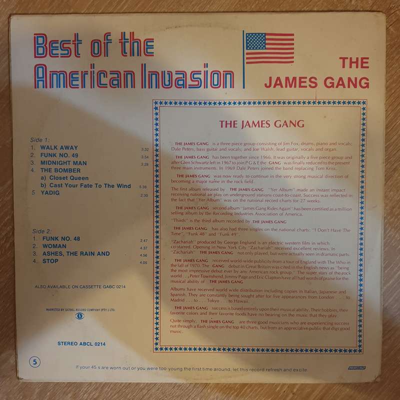 The James Gang (Joe Walsh) -  Best Of The American Invasion - The History Of American Pop Music -...