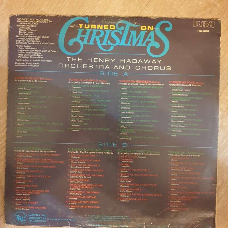 Turned on Christmas - Vinyl LP Record  - Very-Good Quality (VG)