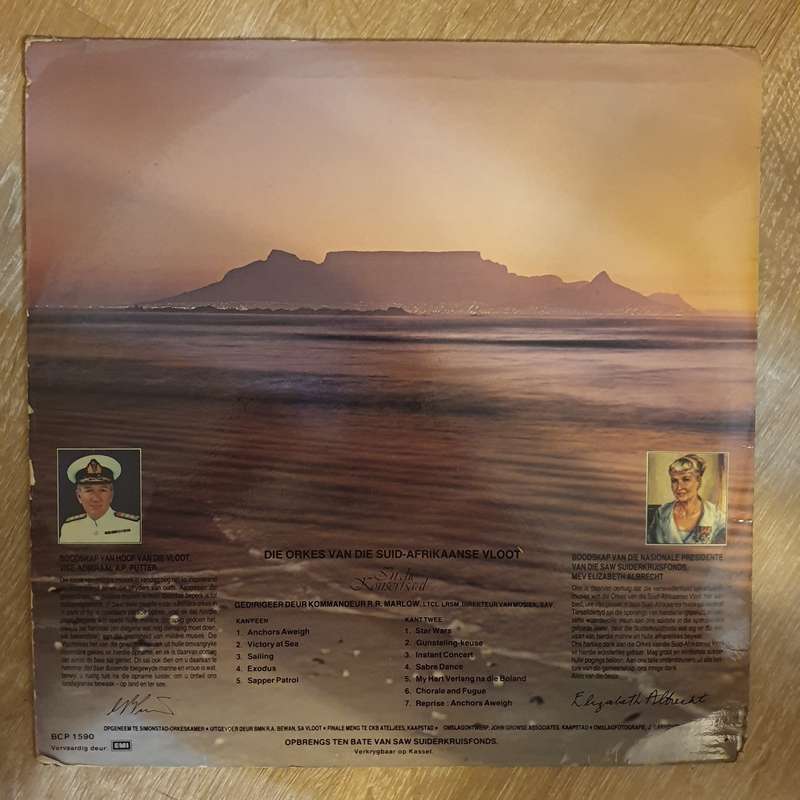 In Die Konsert Saal - Die Orkes Van Die Suid Afrikaanse Vloot (South African Navy) - Vinyl LP Rec...