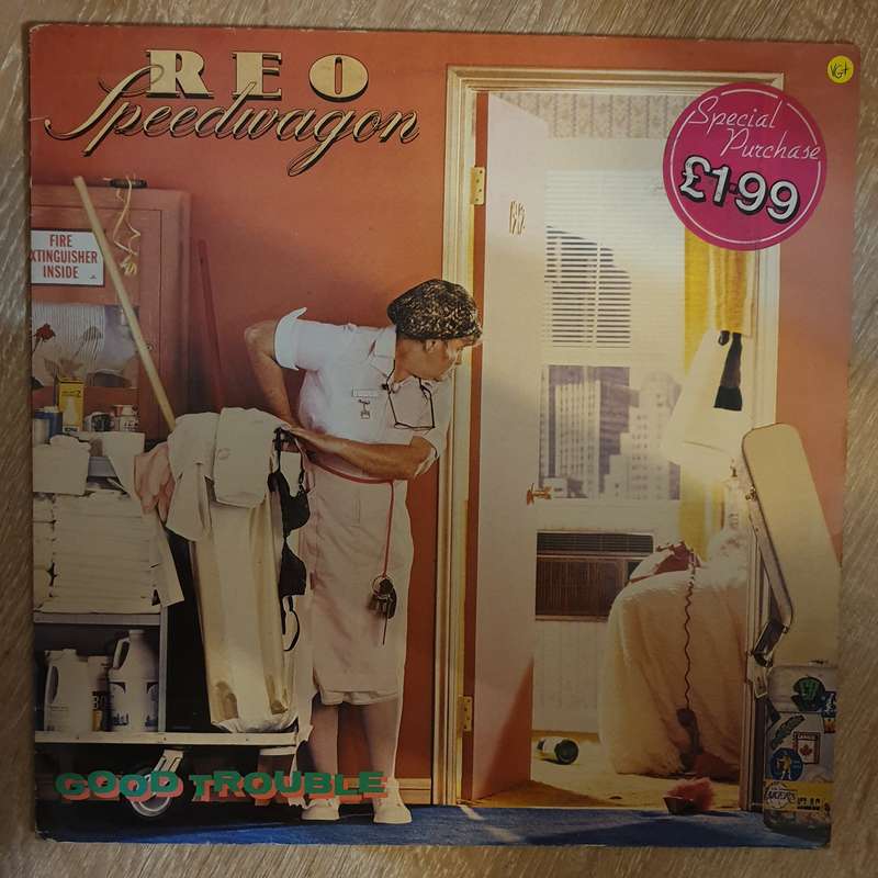 REO Speedwagon  Good Trouble - Vinyl LP Record - Opened  - Very-Good+ Quality (VG+)