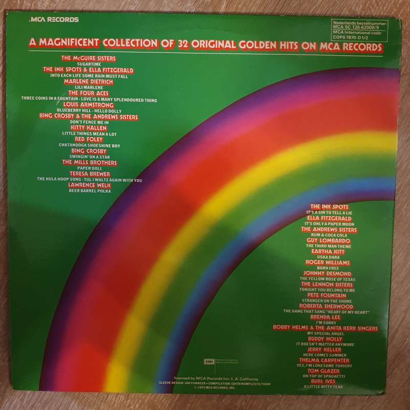 32 Original Golden Hits - MCA Collection - Vinyl LP Record - Very-Good+ Quality (VG+)