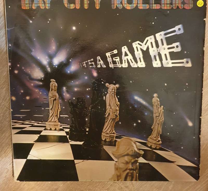 Bay City Rollers  It's A Game  Vinyl LP Record - Opened  - Very-Good+ Quality (VG+)