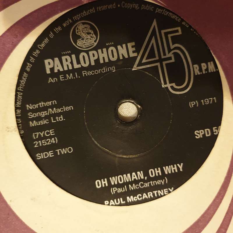 Paul McCartney  Another Day - Vinyl 7" Record - Very-Good+ Quality (VG+)