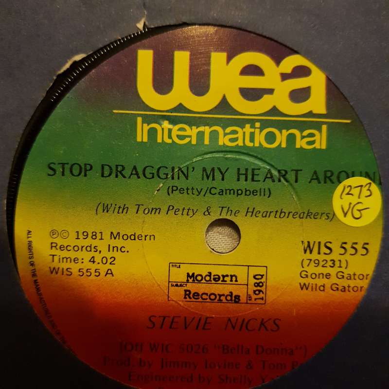 Stevie Nicks With Tom Petty And The Heartbreakers  Stop Draggin' My Heart Around  - Vinyl 7...