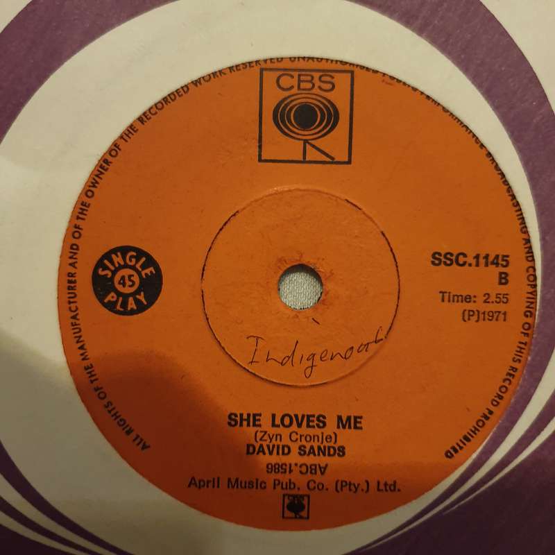 David Sands - The Wonderful World Of Our Love   - Vinyl 7" Record - Opened  - Very-Good Quality (VG)