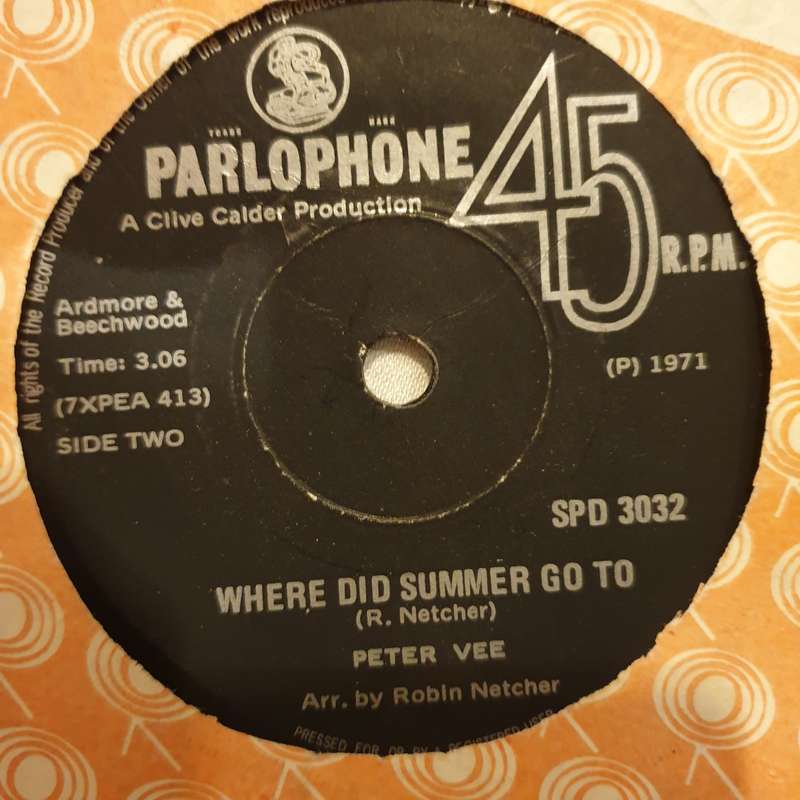 Peter Vee  Can We Get To That - Vinyl 7" Record - Opened  - Good+ Quality (G+)