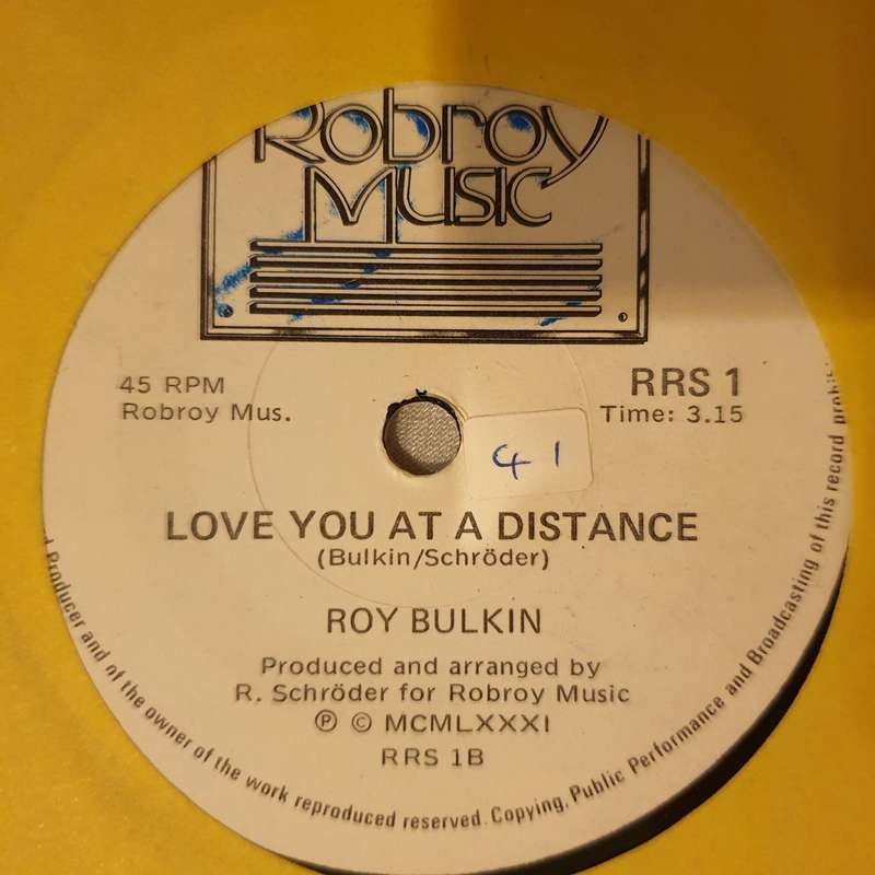 Roy Bulkin - How I Feel Inside - Vinyl 7" Record - Very-Good+ Quality (VG+)