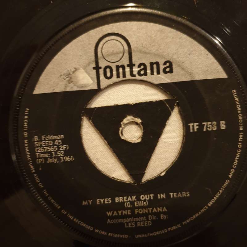 Wayne Fontana  Come On Home - Vinyl 7" Record - Good Quality (G)