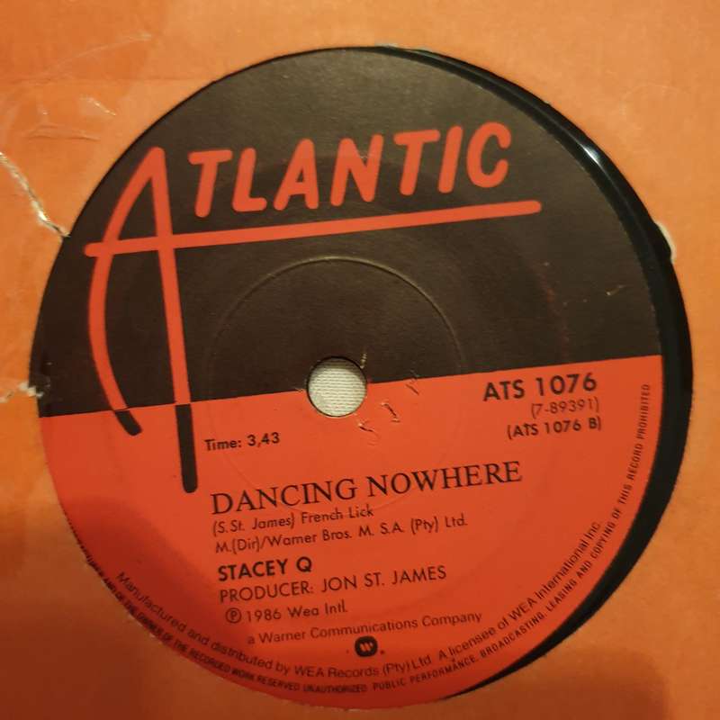 Stacey Q  Two Of Hearts - Vinyl 7" Record - Opened  - Good+ Quality (G+)