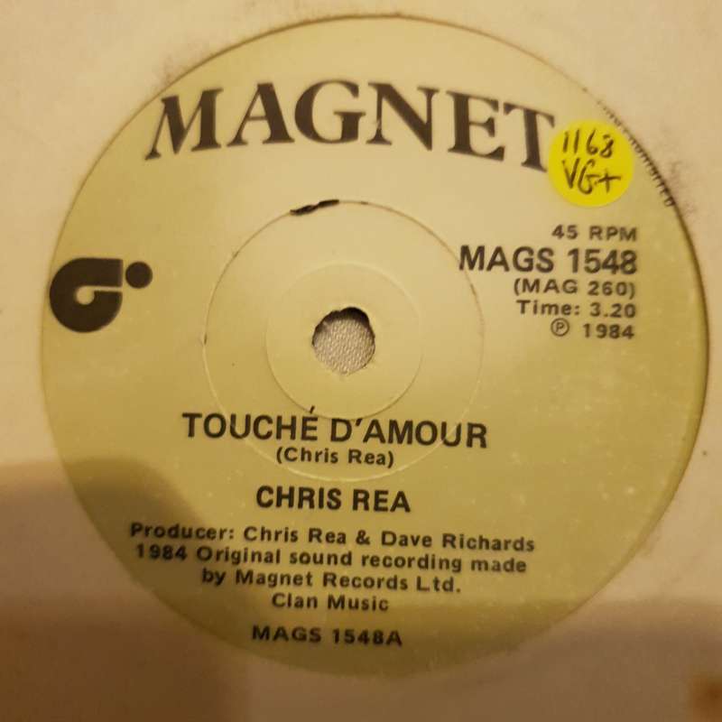 Chris Rea  Touché D'Amour - Vinyl 7" Record - Very-Good+ Quality (VG+)