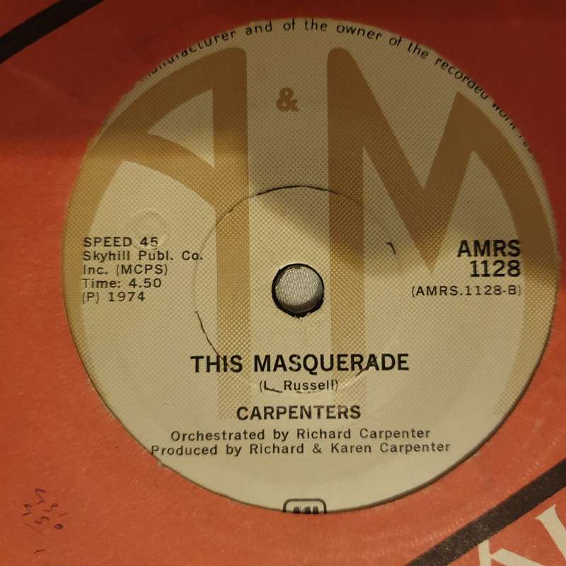 Carpenters  Please Mr. Postman - Vinyl 7" Record - Very-Good+ Quality (VG+)