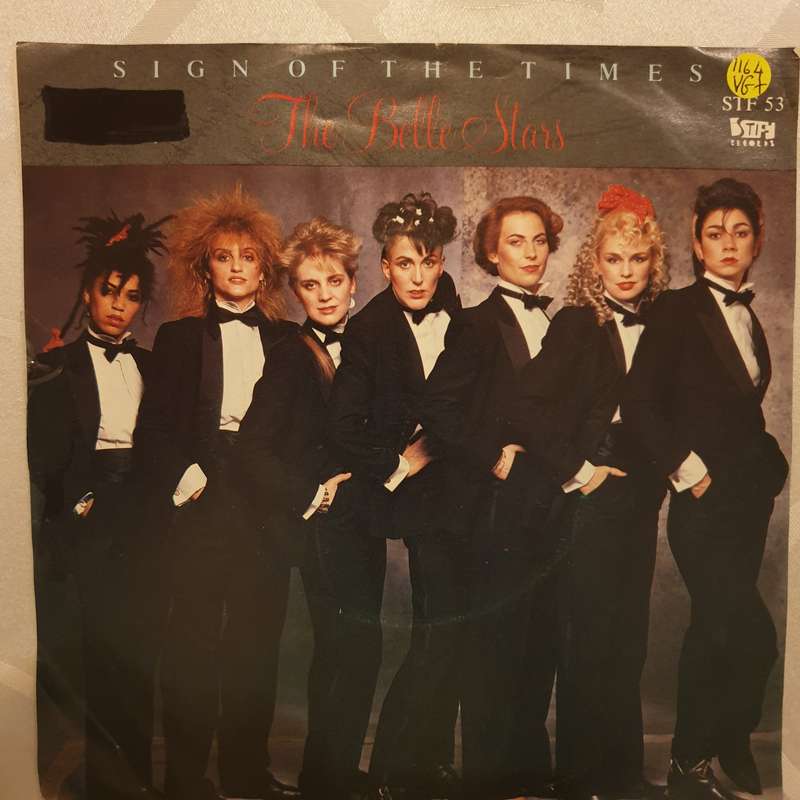 The Belle Stars  Sign Of The Times - Vinyl 7" Record - Very-Good+ Quality (VG+)