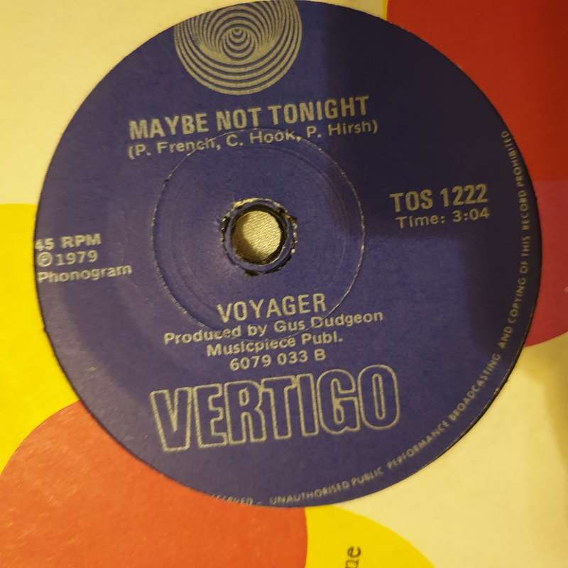 Voyager  Halfway Hotel  - Vinyl 7" Record - Opened  - Very-Good Quality (VG)