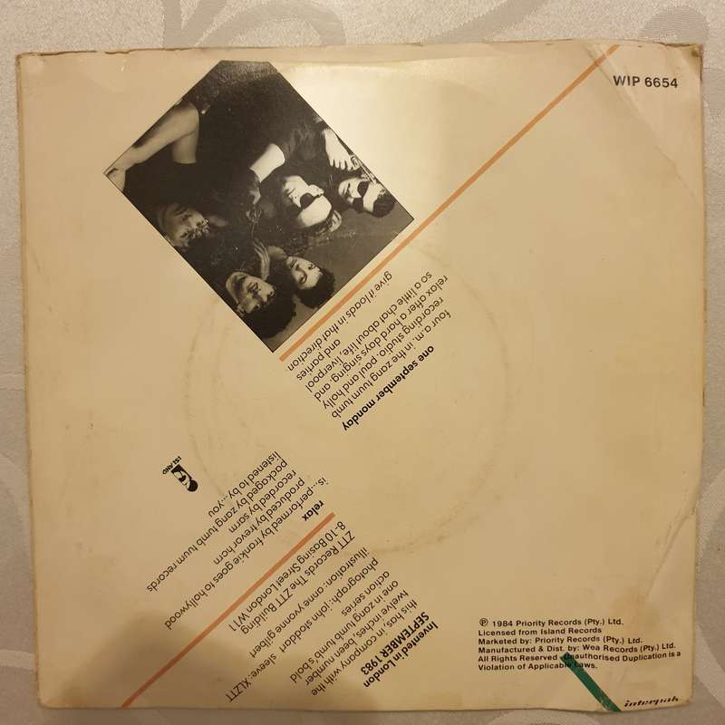 Frankie Goes To Hollywood  Relax - Vinyl 7" Record - Very-Good+ Quality (VG+)