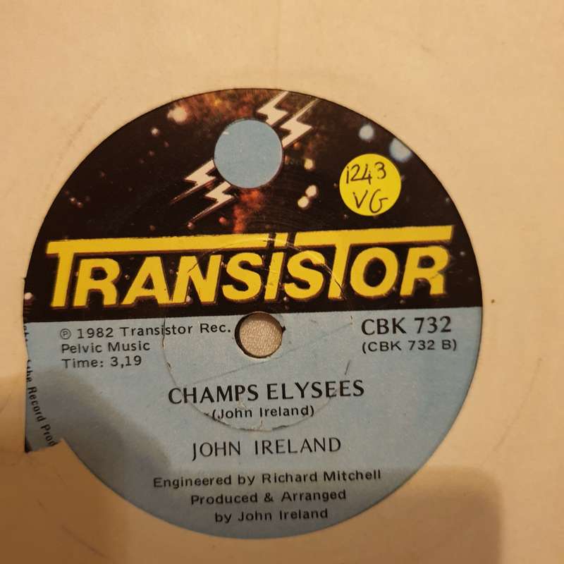 John Ireland  I Like  - Vinyl 7" Record - Opened  - Very-Good Quality (VG)