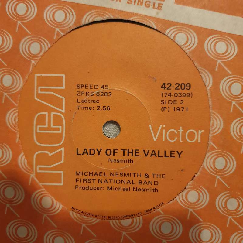 Michael Nesmith & The First National Band  Silver Moon - Vinyl 7" Record - Very-Good+ Quali...